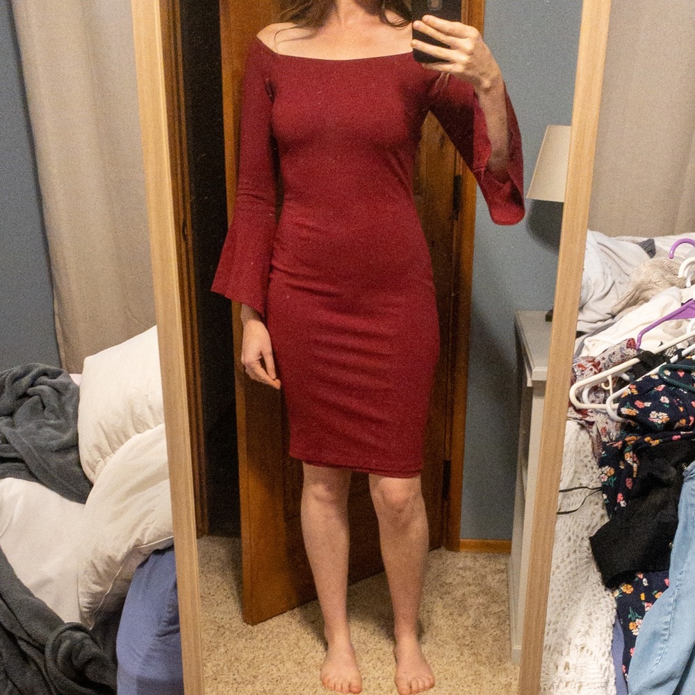 Lulus Off the Shoulder Dress